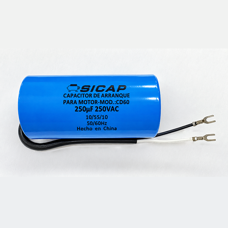 SICAP capacitor de arranque para compresores 250 VAC 250 uF alto par SICAP capacitor de arranque para motores de compresores 250 VAC 250 uF alto par
